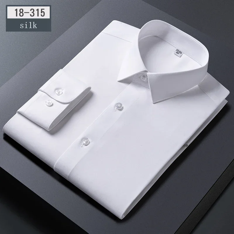 Crisp white dress shirt neatly folded with cufflinks and buttons.