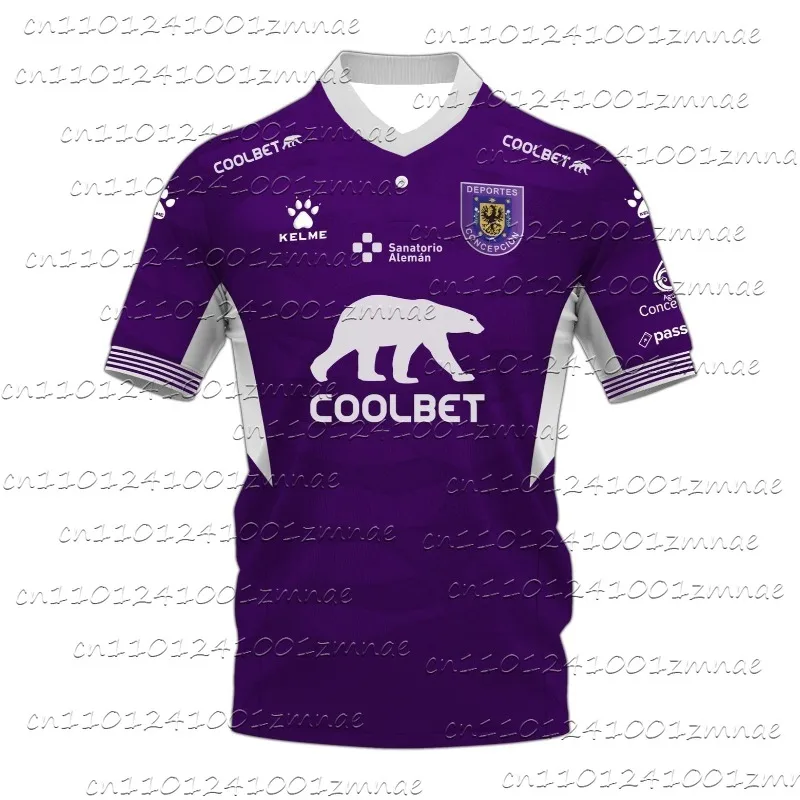 Purple sports jersey with white collar and Coolbet logo featuring a bear.