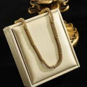 316L Stainless Steel Chain Necklace For Women Gold Color Minimalist Thick Chain Choker Hip Hop Jewelry Party Gifts New In