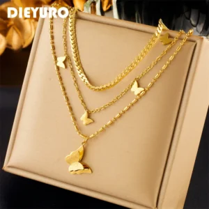 Trendy Insect Pendant Necklace Stainless Steel Party Jewelry Mood Tracking Insect Pendant Necklace for Stylish Women Stainless Steel Insect Necklace Trendy Party Statement Piece Chic Insect Pendant Necklace Stainless Steel Fashion Jewelry